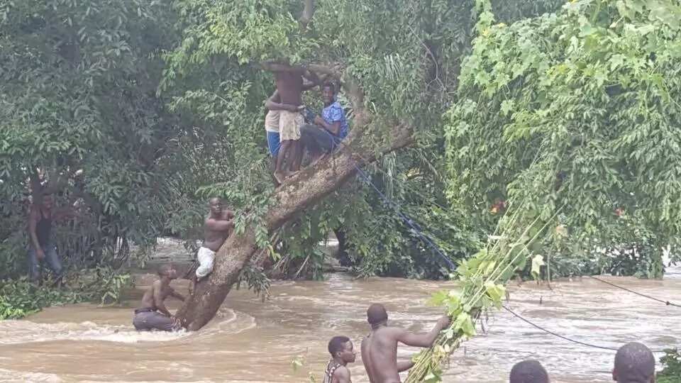 No less than 20 people have reportedly lost their lives in the rain Photos credit: Sahara Reporters