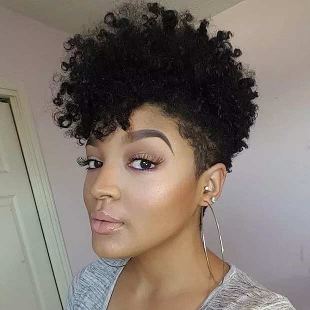 Tapered curls
