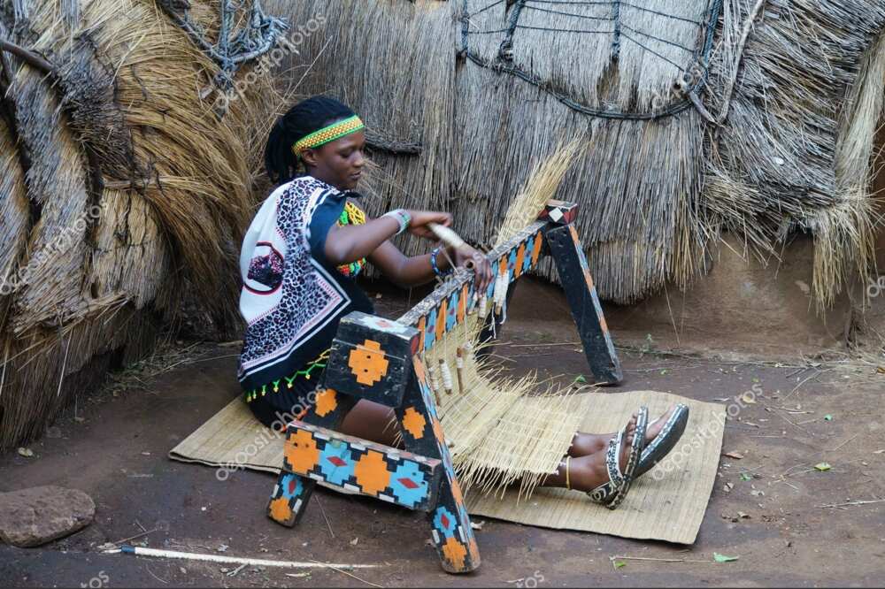Nigerian woman at work