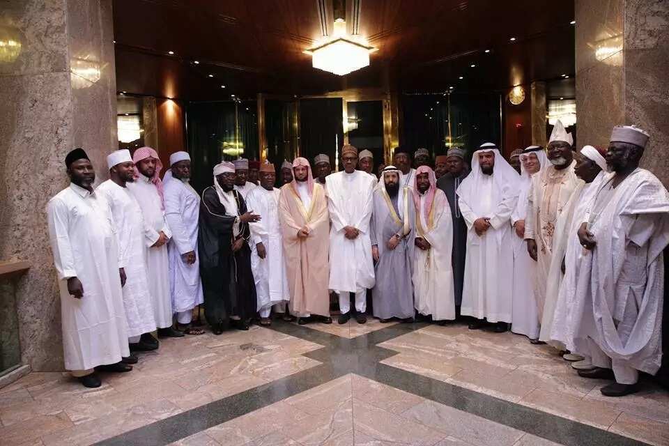 Jiga-Jigan malaman Saudiyya sun kawo ma Buhari ziyara