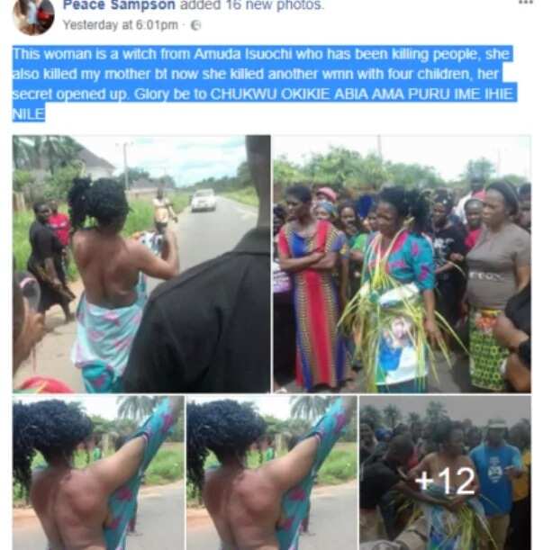 Crowd flogs elderly woman accused of witchcraft for allegedly killing people in Abia