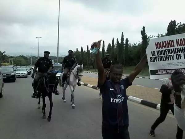 Arewa Youth Assembly made this call during a peaceful protest in Abuja on August 9. Photo credit: Eric gossip