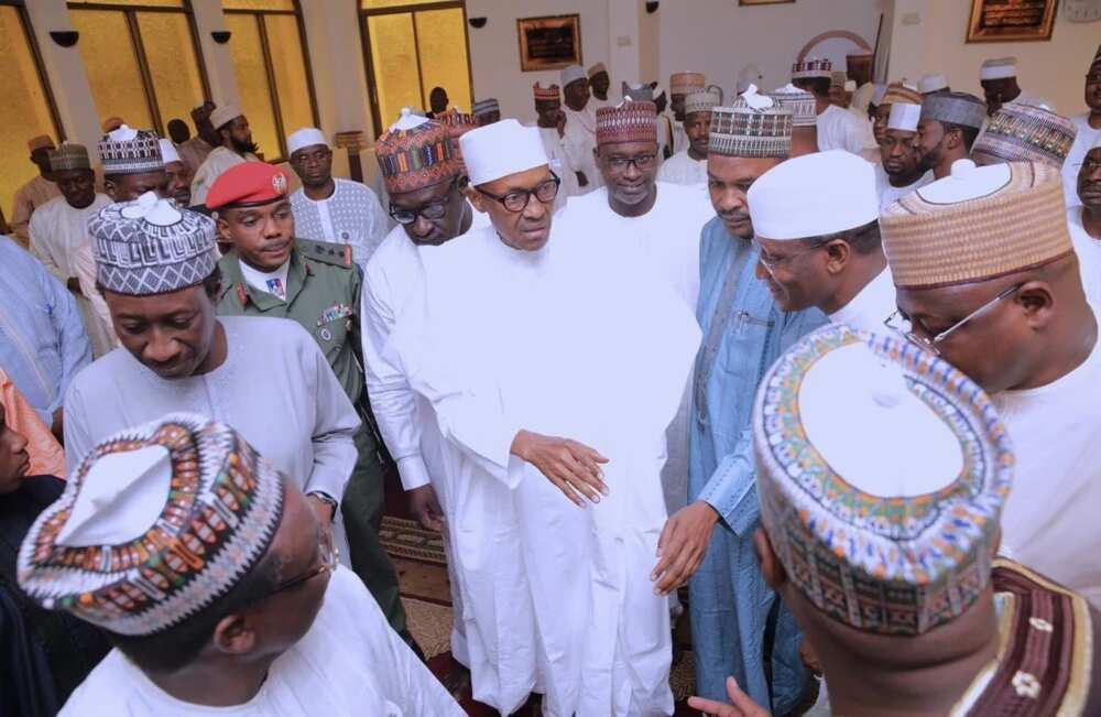 Buhari, Moguno, others attend Juma'at Service