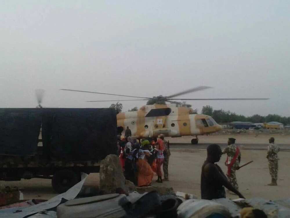 BREAKING: Jubilation as 82 released Chibok girls land in Abuja