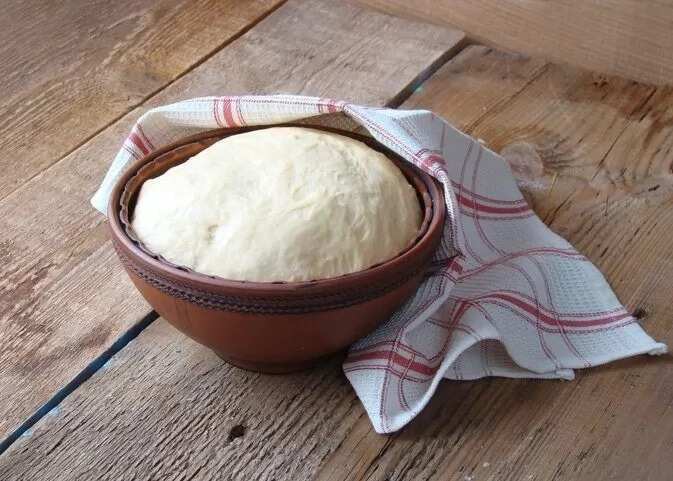Bread dough making process at home in Nigeria