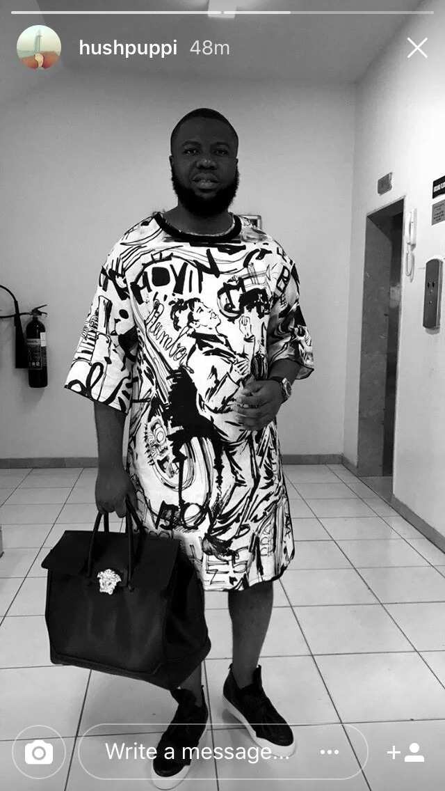 Trying to set a trend? Hushpuppi steps out in a dress (photo)