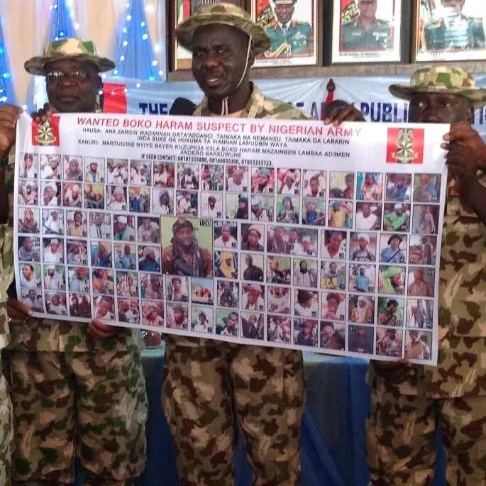 Army Reveals The Most Wanted Boko Haram Members