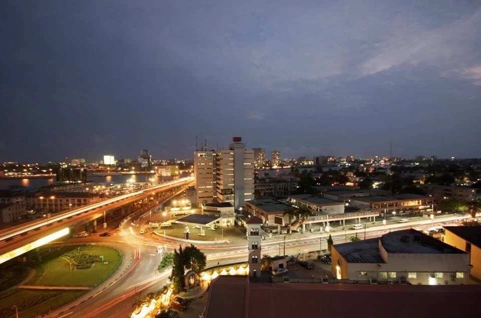 Lagos at night Lagos at night