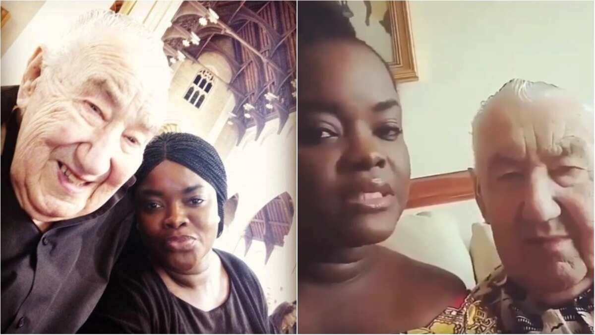 Young Ghanaian woman shows off her 92-year-old husband - Legit.ng