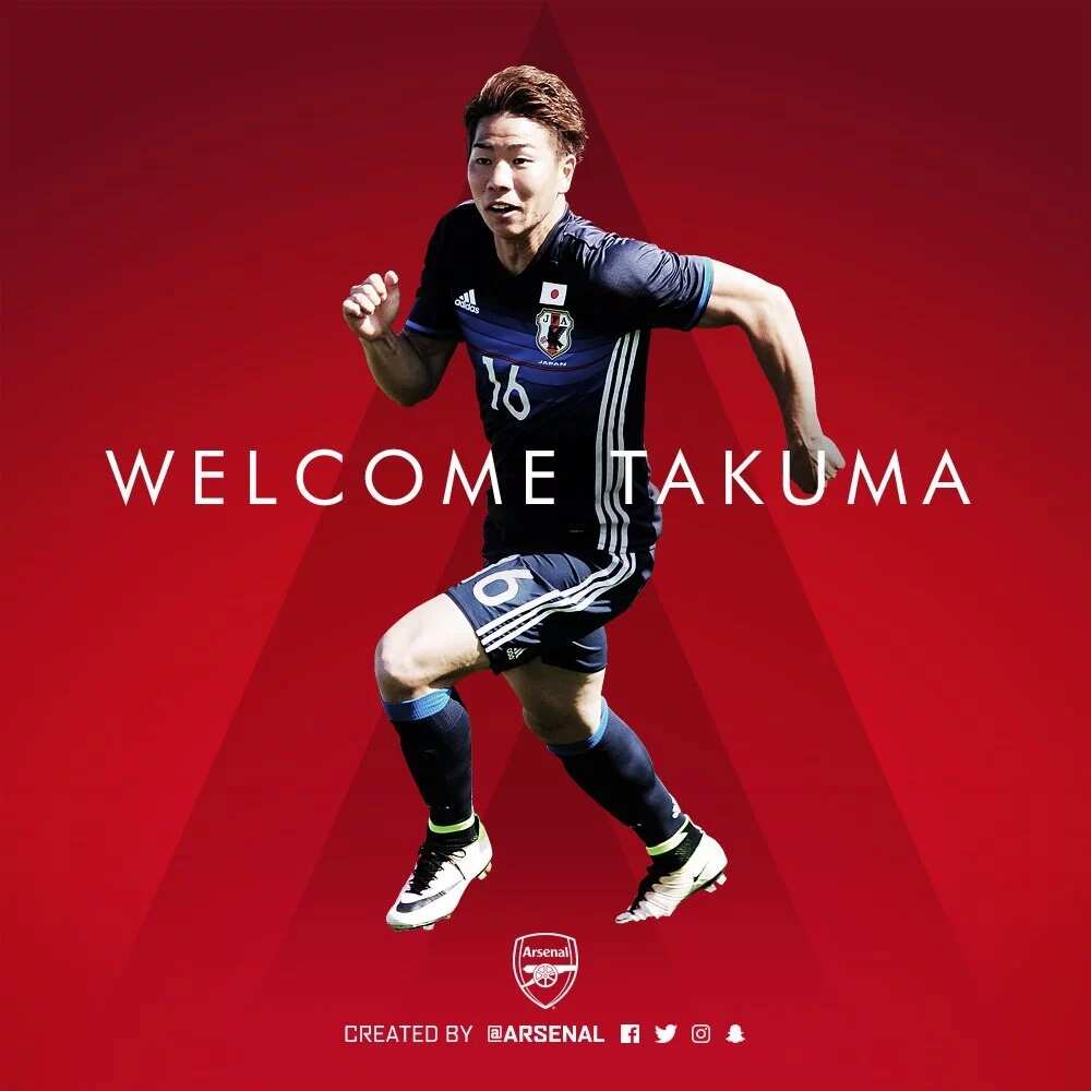 Arsenal Ta Tabbatar Da Sayen Dan Kwallon Kasar Japan. Arsenal Ta Tabbatar Da Sayen Dan Kwallon Kasar Japan.