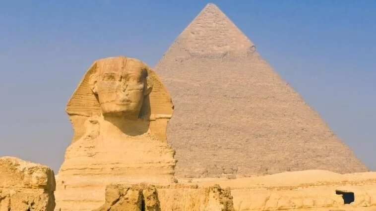 Egypt pyramids Sphinx