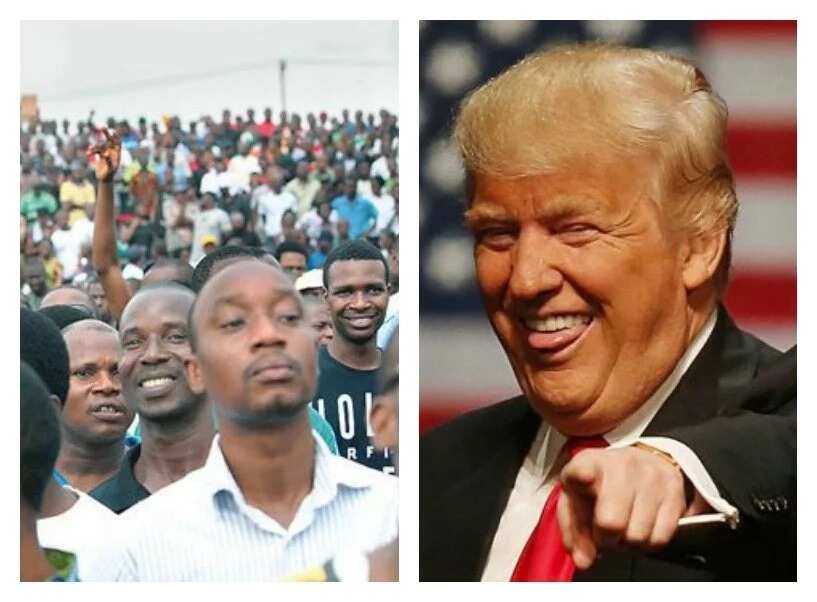 Murnar zaben Trump a Maiduguri