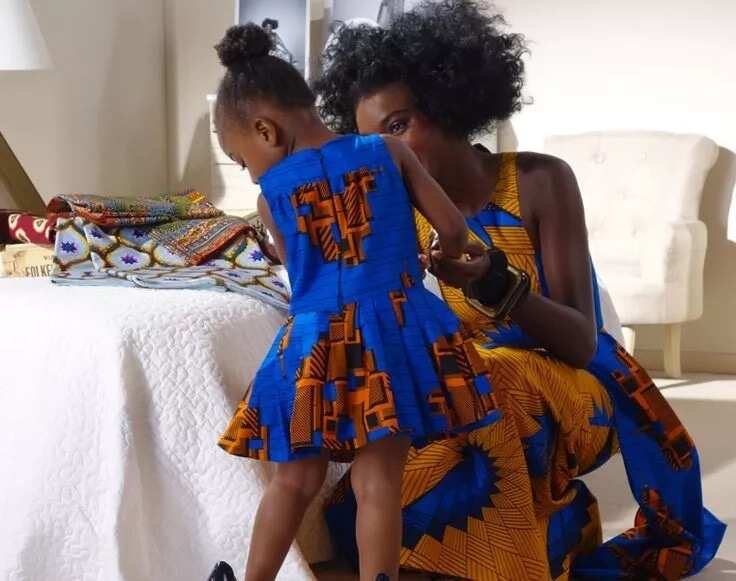 Ankara gowns for mom and daughter