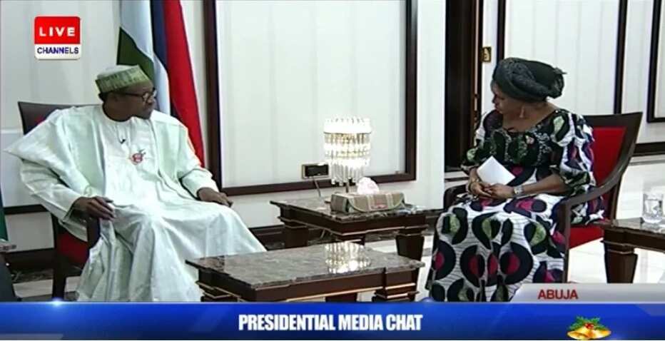 Buhari Hosts First Media Chat