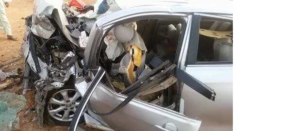 Man cries out after losing 3 brothers, a sister and his mother in a motor accident