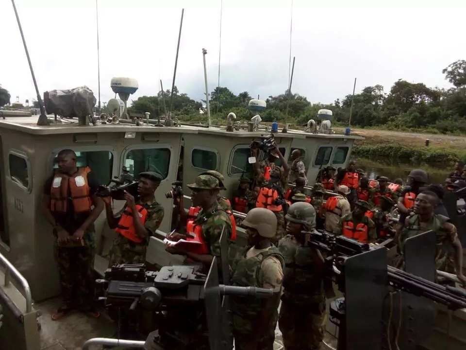 Photos: Nigerian soldiers prepare for operation in Niger Delta