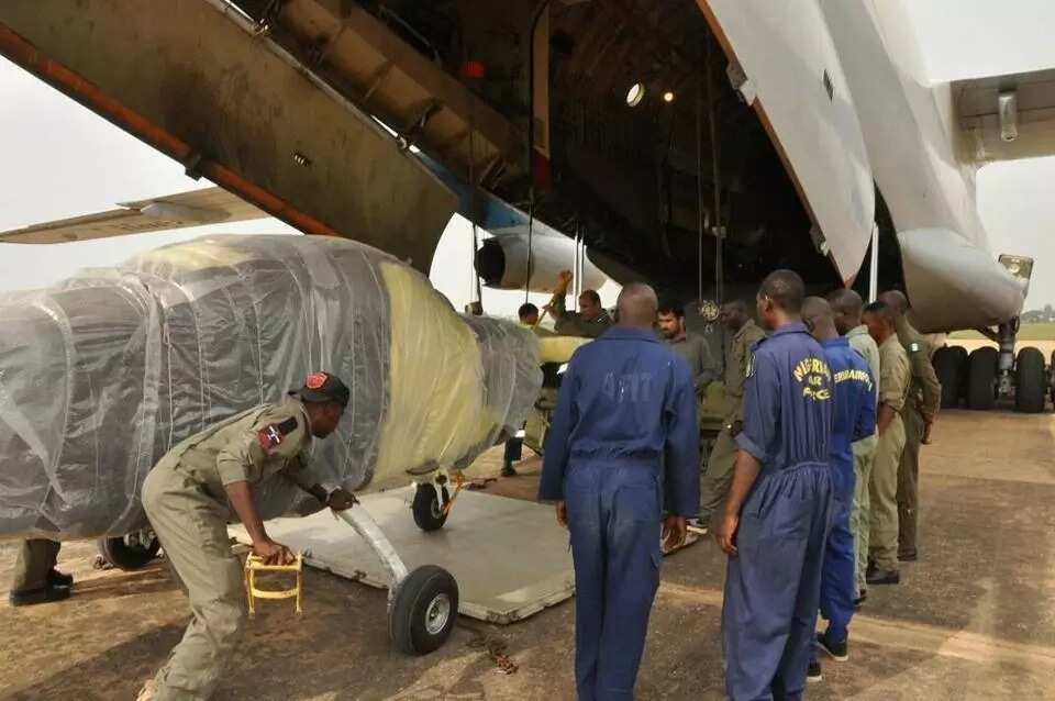 Nigerian Air Force returns Super Mushshak Aircraft to Pakistan. Photo Credit: NAF