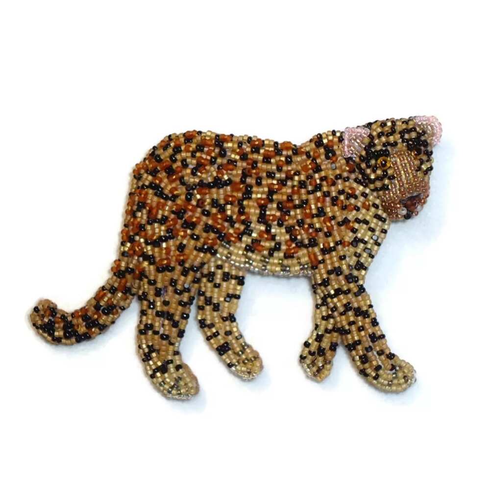 Beaded brooch Beaded brooch