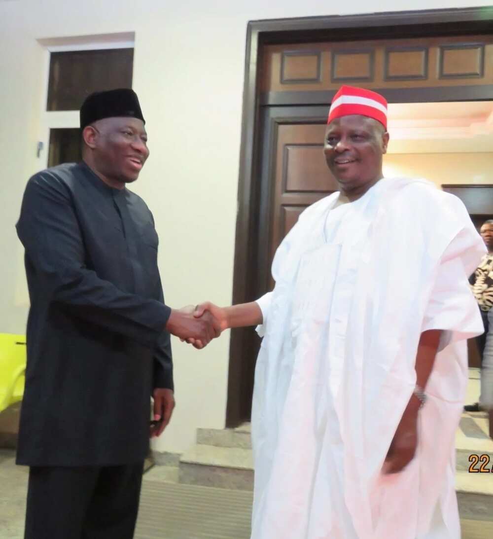 Kwankwaso ya gana da su tsohon Shugaban kasa Jonathan Kwankwaso ya gana da su tsohon Shugaban kasa Jonathan