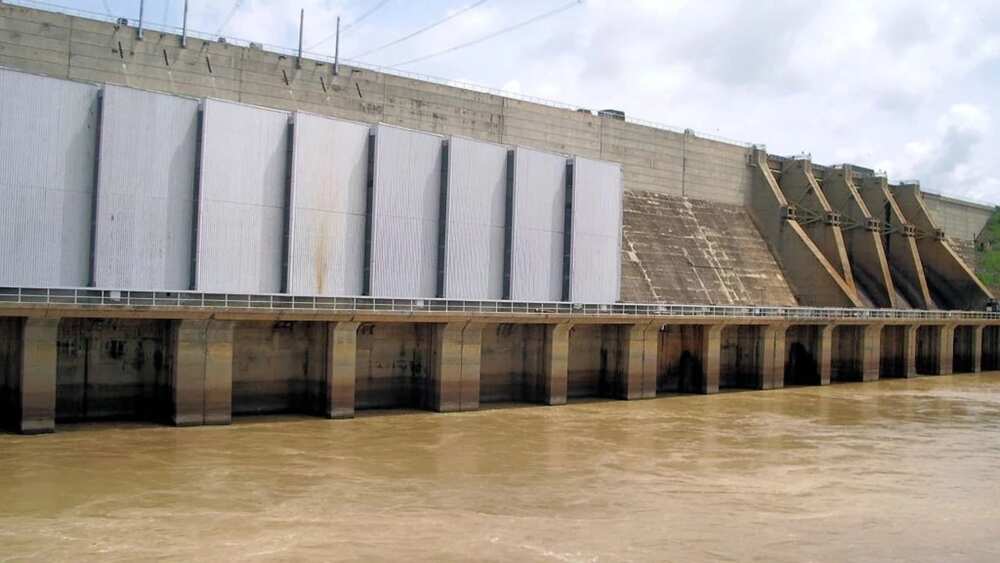 Kainji Dam in Nigeria