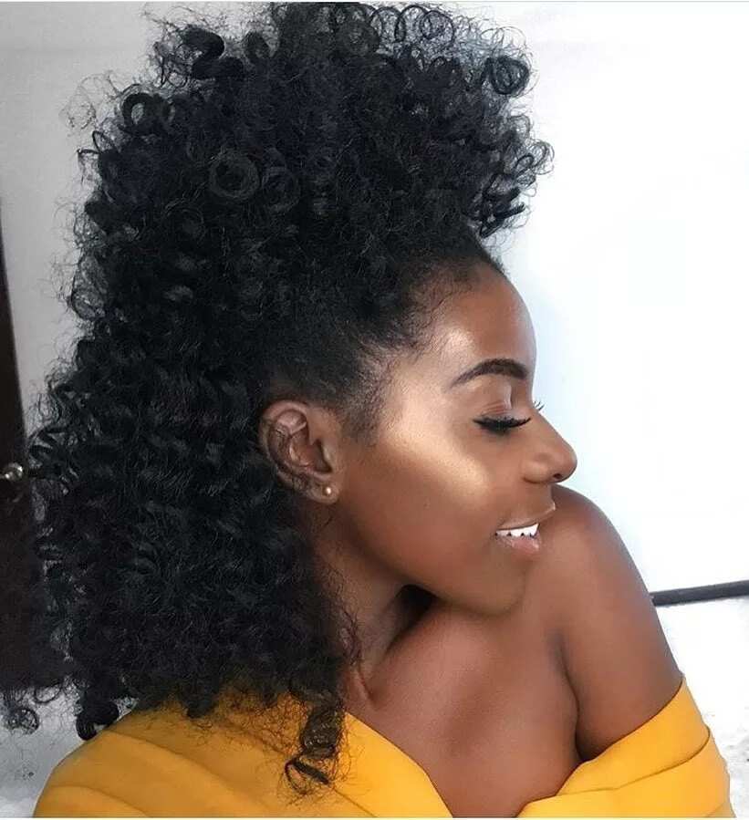 Styling with crochet braids