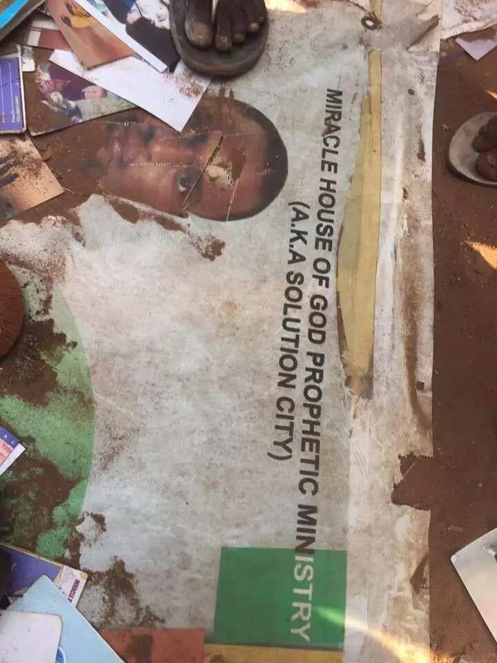 Charms, people's pants and more found in a church in Benin