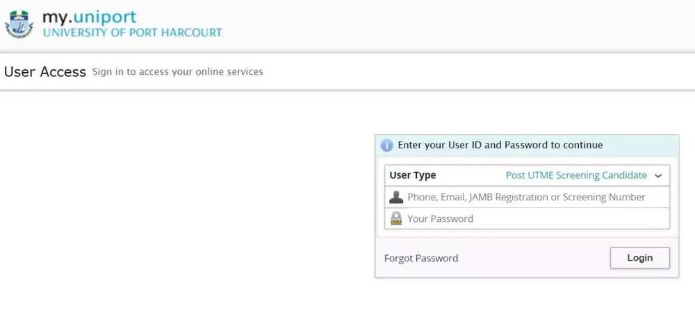 UTME Candidates for Uniport