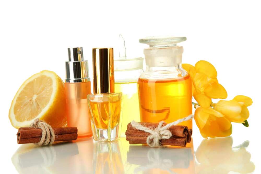 Citrus and spices are the main ingredients in the creation of perfumes
