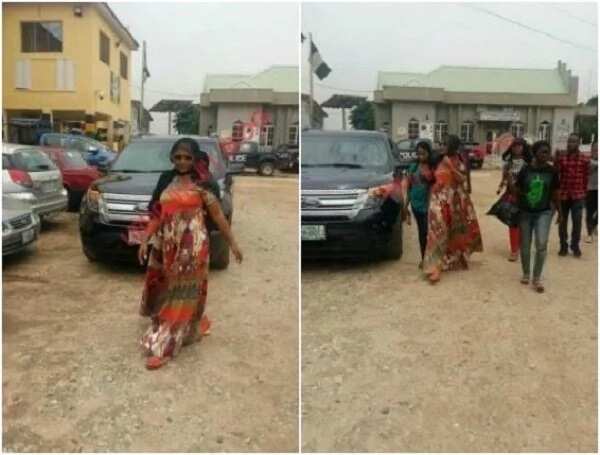 Mercy Aigbe shows up at Area F police station without her hubby