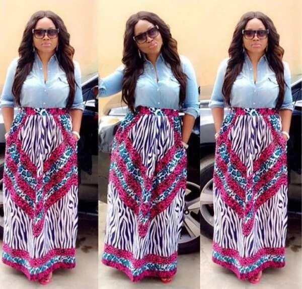 Latest Mercy Aigbe styles