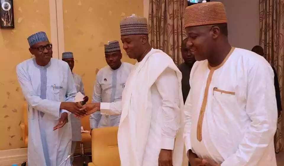 Buhari finally meets with NASS leadership