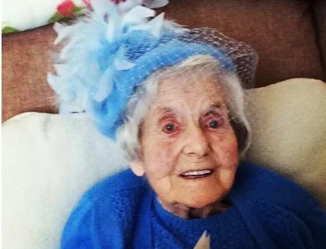 Meet this lovely100-years-old bridesmai