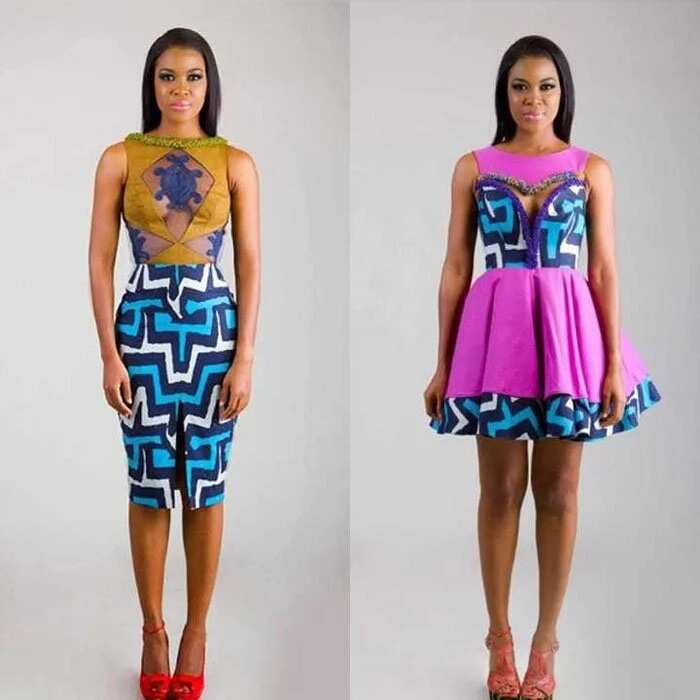 ankara short round dresses