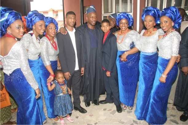 Meet Oba Adedapo Tejuoso’s 24 Children (photos)