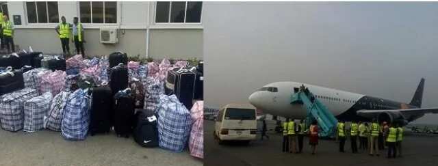 83 Nigerians deported from UK arrive Lagos Airport