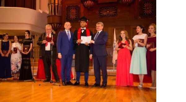 Nigerian student graduates as the best student from Russian medical school, with a perfect CGPA