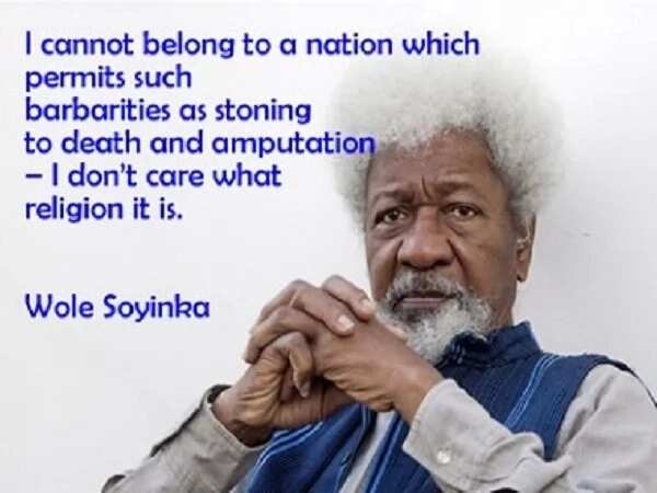 Wole Soyinka quotes on Africa