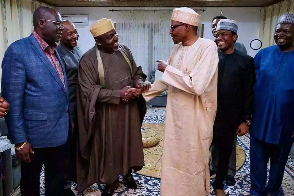 President Buhari receives Governor Okorochas, others in Daura (Photos)