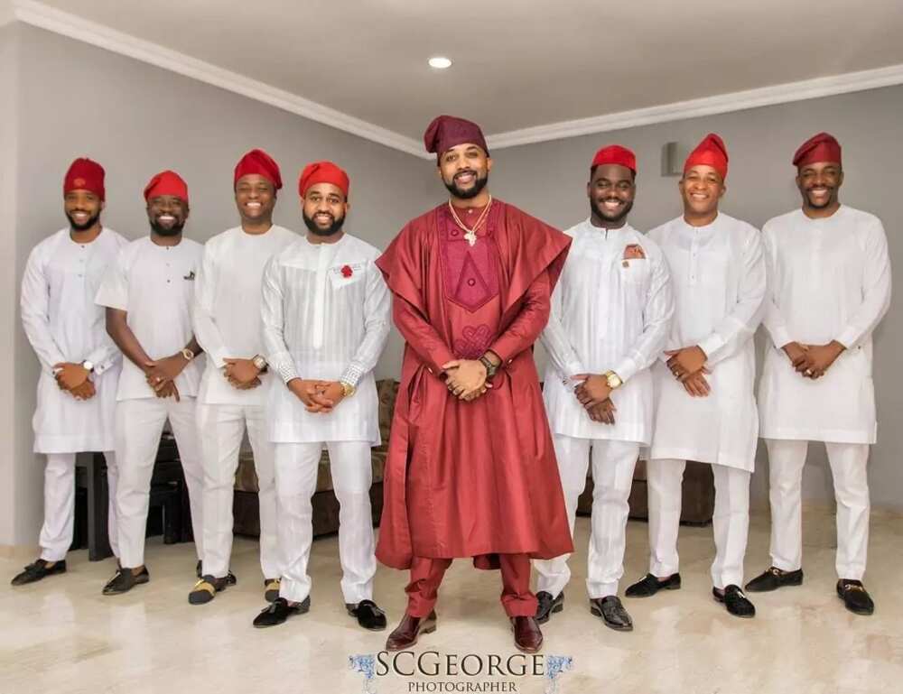 Here are the official photos from Adesua and Banky W’s introduction