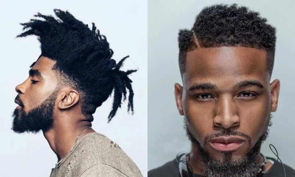 haircuts for black men with thick curly hair