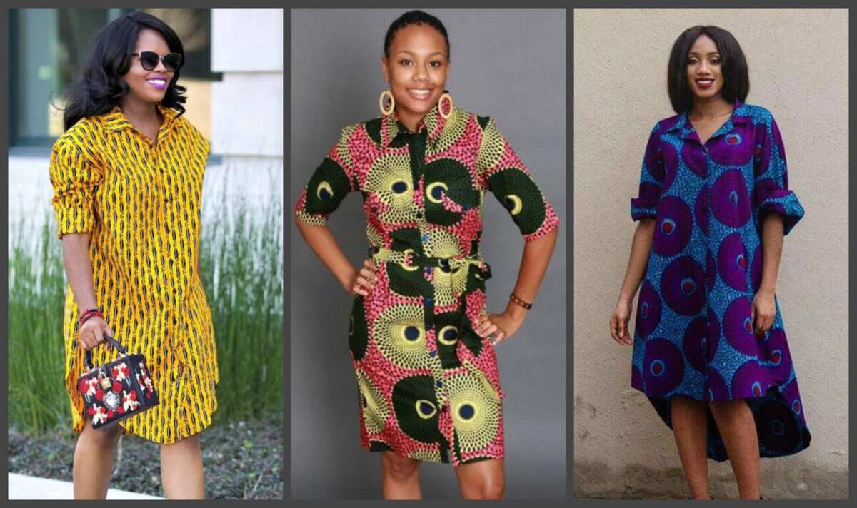 shirt gowns for ladies