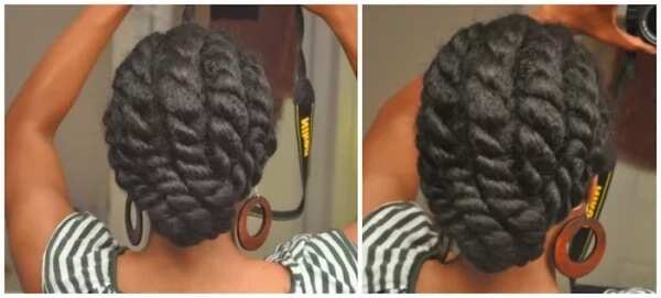 Natural hairstyles for medium length hair