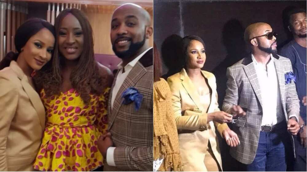 Banky W and Adesua Etomi step out to an event as a couple for the first time
Source: Instagram