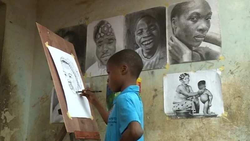Kareem Waris artwork: 11-year-old Nigerian artist is gaining international attention