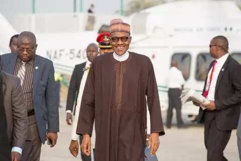 Buhari departs Nigeria for Kenya (see photos)