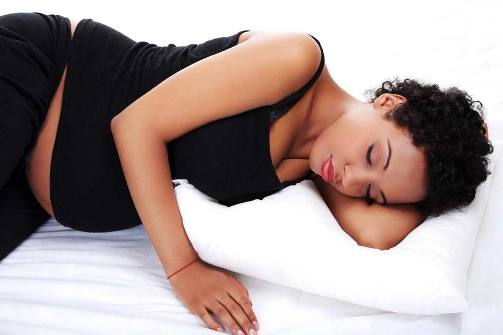 Best sleeping position for a pregnant woman